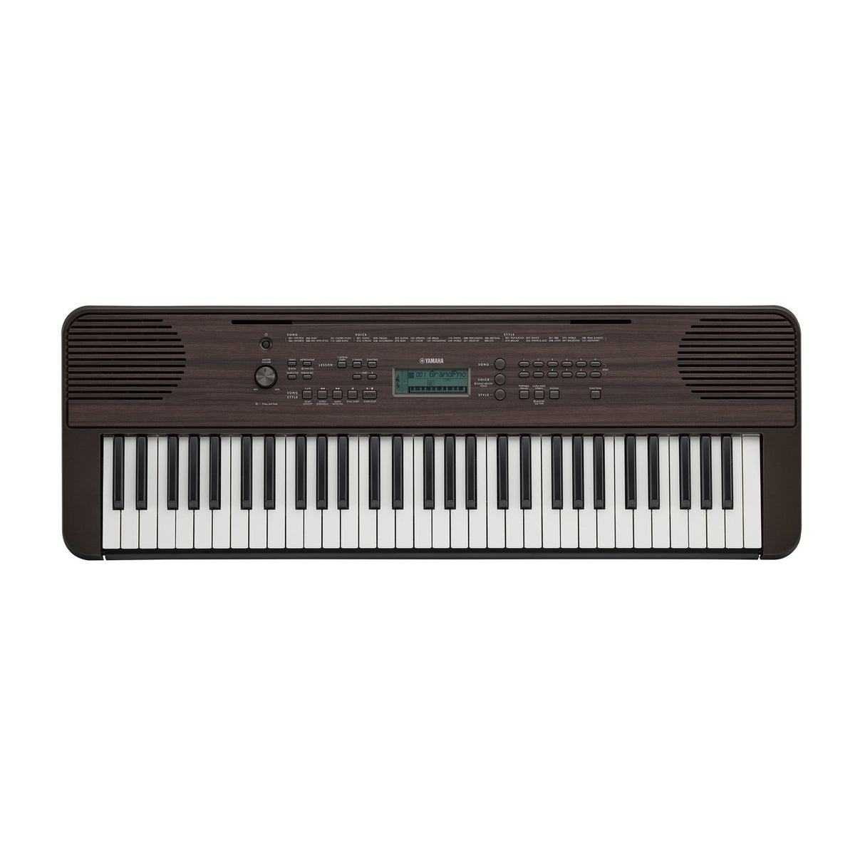 Yamaha PSR-E360 61-Key Portable Keyboard, Dark Walnut