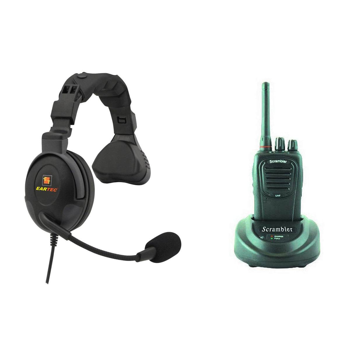 Eartec PSSC1000IL SC-1000 Proline with Single Headset with Inline PTT