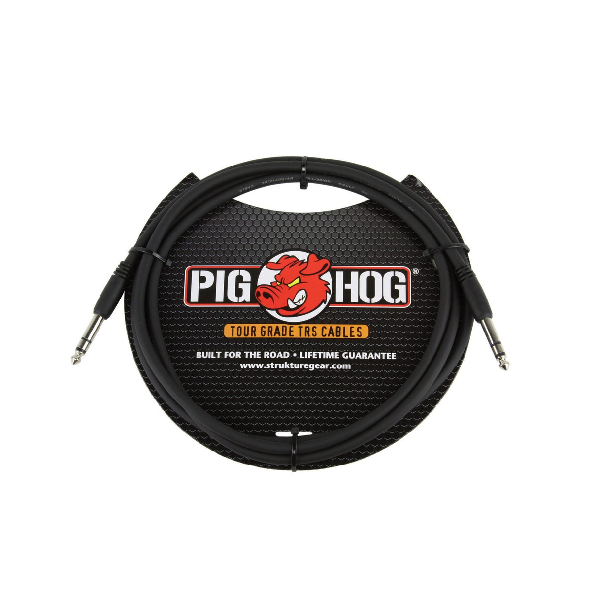 Pig Hog PTRS06 Cable to 1/4-Inch TRS, 6 ft