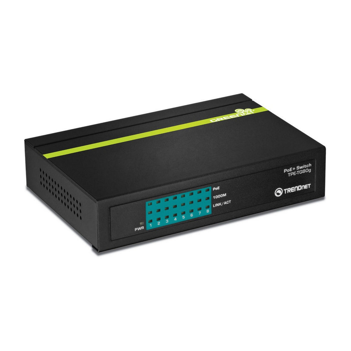 TRENDnet TPE-TG80G 8-Port Gigabit GREENnet PoEplus Switch