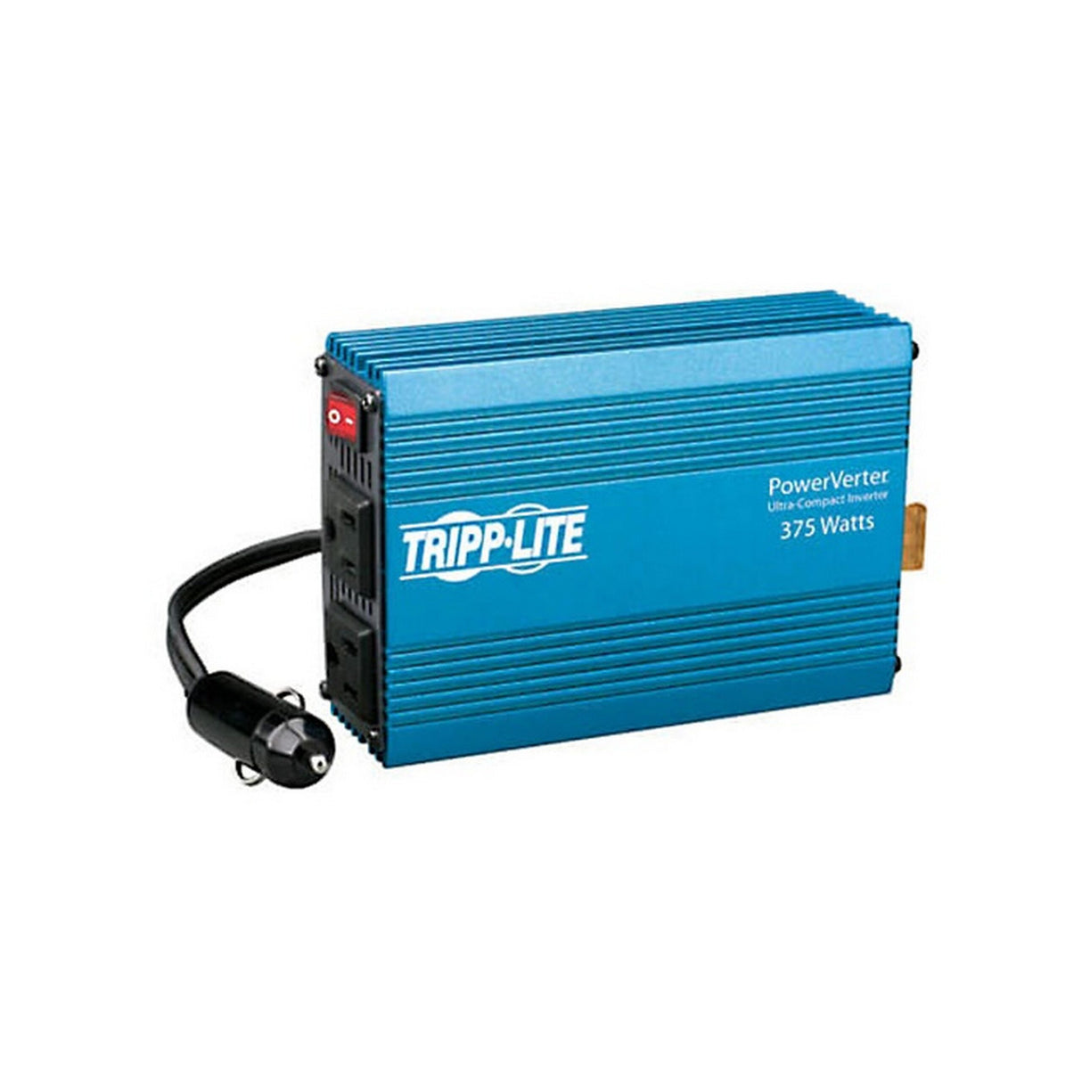 Tripp Lite PV-375 Portable Auto Inverter 375W 12V DC to AC 120V 5-15R 2 Outlet