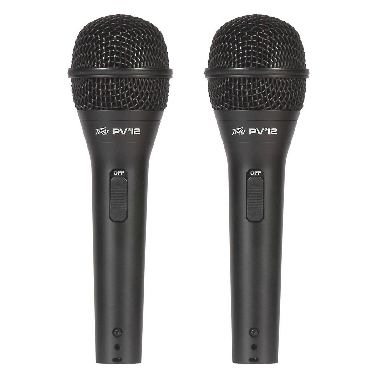 Peavey PV i2 Cardioid Unidirectional Dynamic Vocal Microphone, 2 Pack