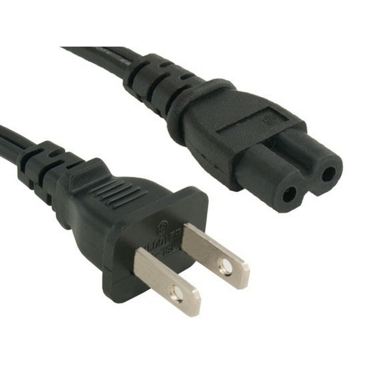 Cable Leader PW110-1203 3-Foot 18 AWG Notebook Power Cord, Non Polarized (IEC320 C7 to NEMA 1-15P)