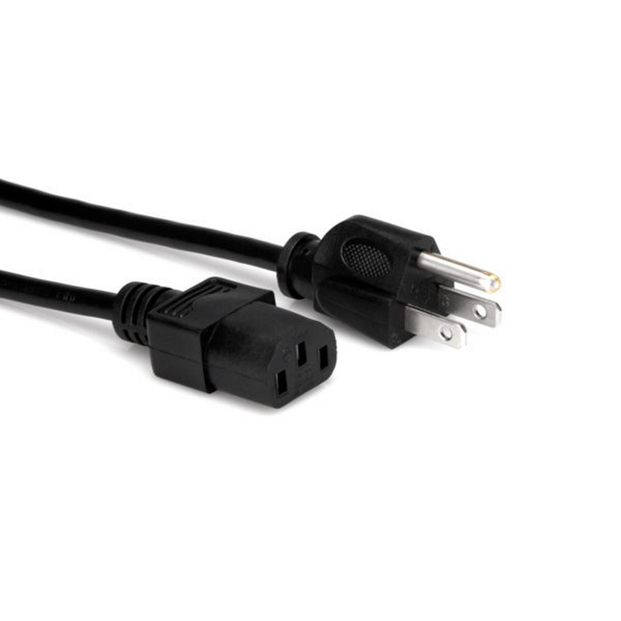 Hosa PWC-140.5 IEC C13 to NEMA 5-15P Power Cord, 6-Inch