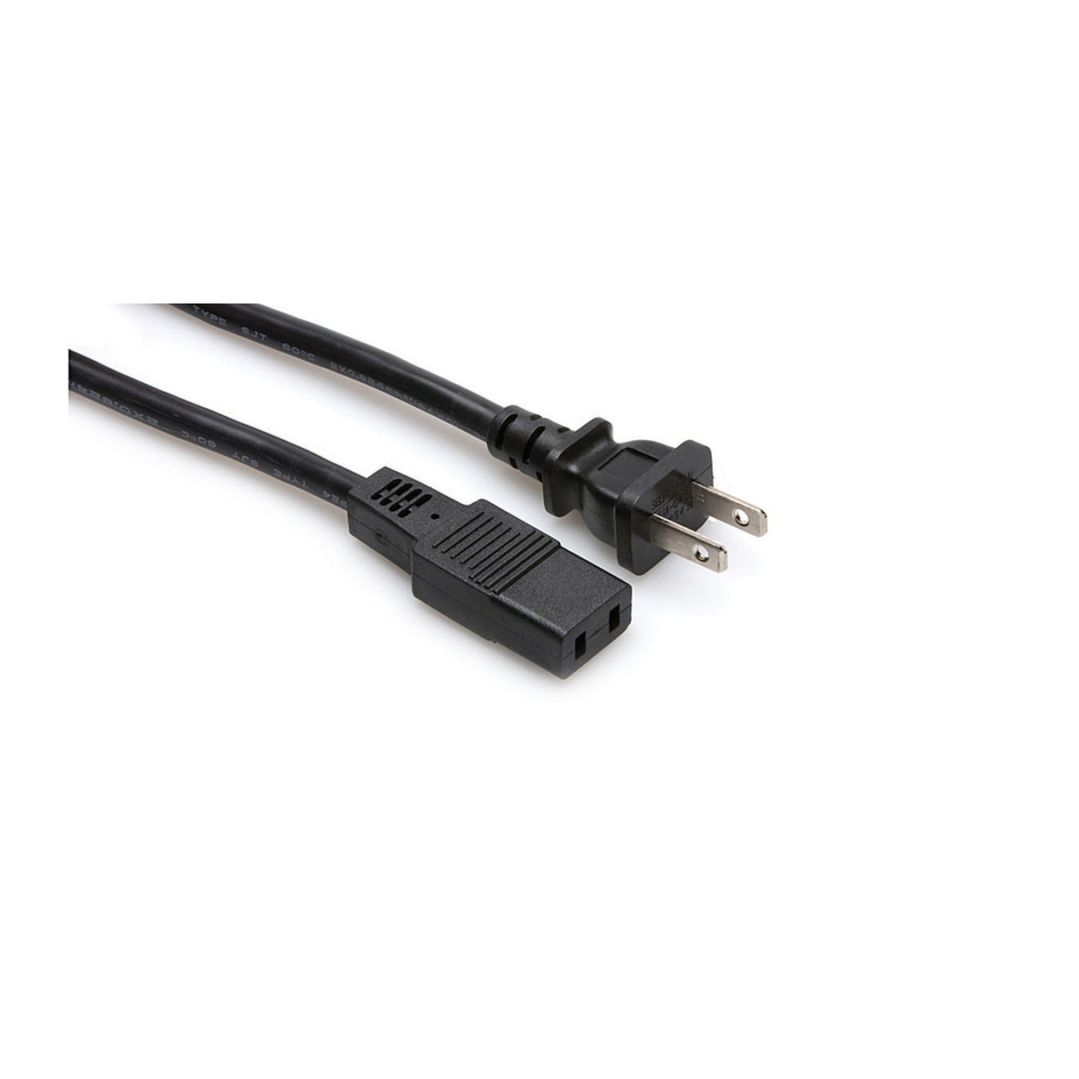 Hosa PWC-178 IEC C9 to NEMA 1-15P Power Cord Cable, 8-Feet (Used)