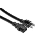 Hosa PWC-401.5 IEC C13 to NEMA 5-15P Power Cord 1.5-Feet
