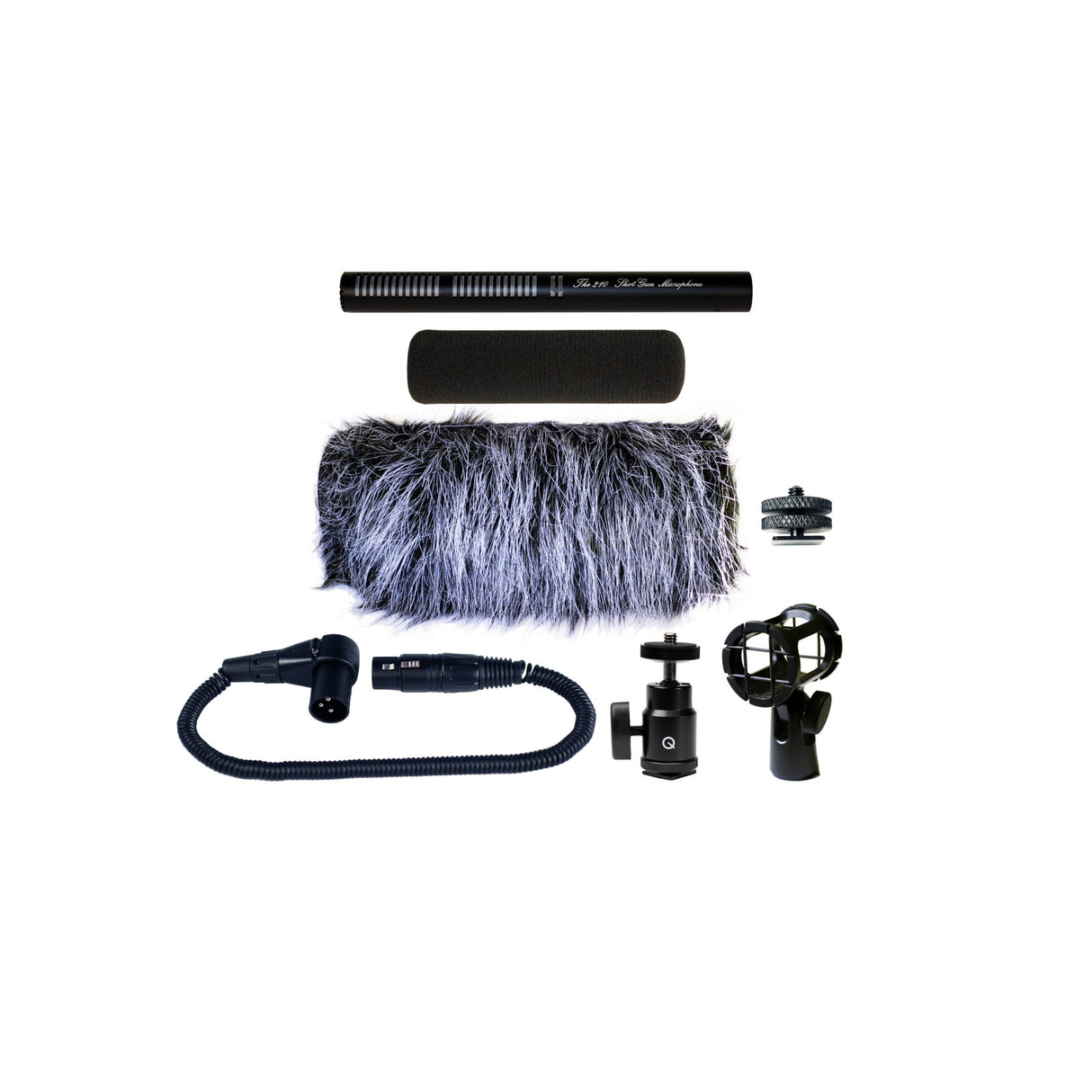 Que Audio Q210-KIT Q 210 Video Shotgun Microphone Kit