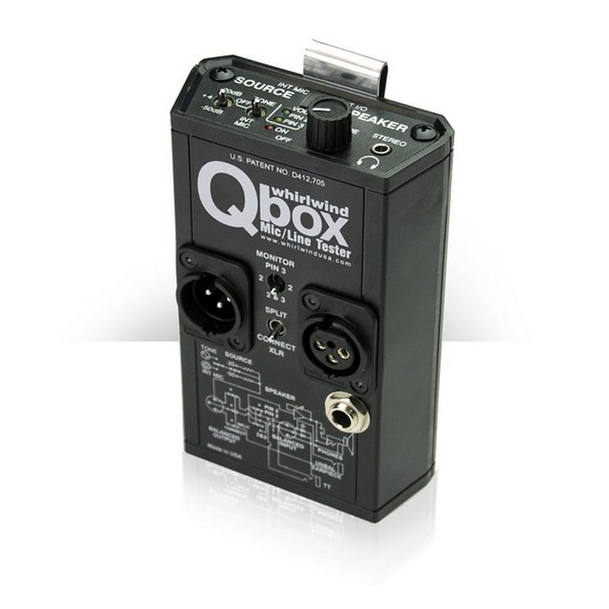 Whirlwind Qbox | All In One Audio Line Tester