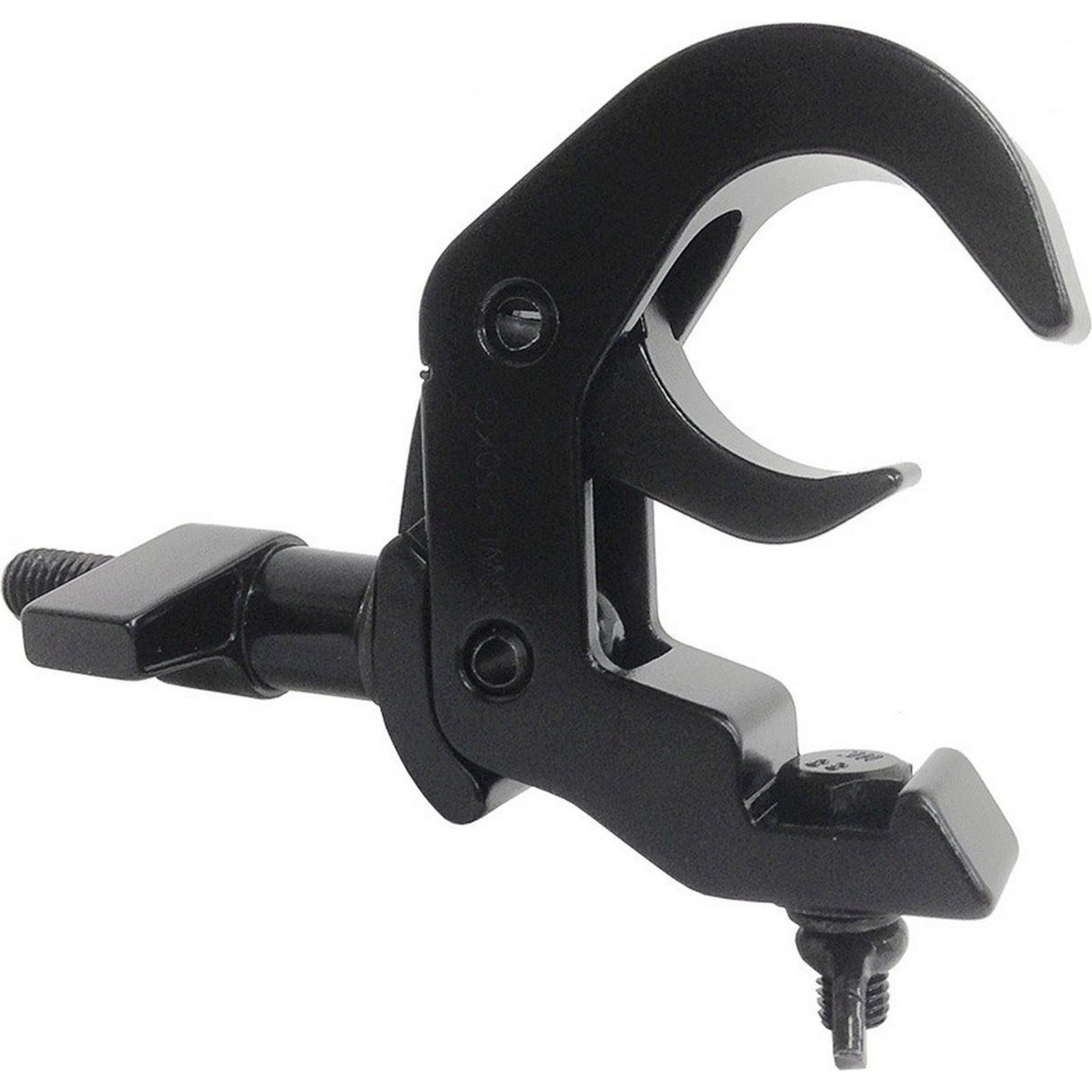 ADJ QUICK RIG CLAMP BLK | Heavy Duty 50mm Hook Style Clamp Black