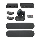 Logitech Rally Plus Premium Ultra-HD Conference Camera System with 2 Speakers, 2 Microphone Pods, Display Hub, Table Hub and Remote