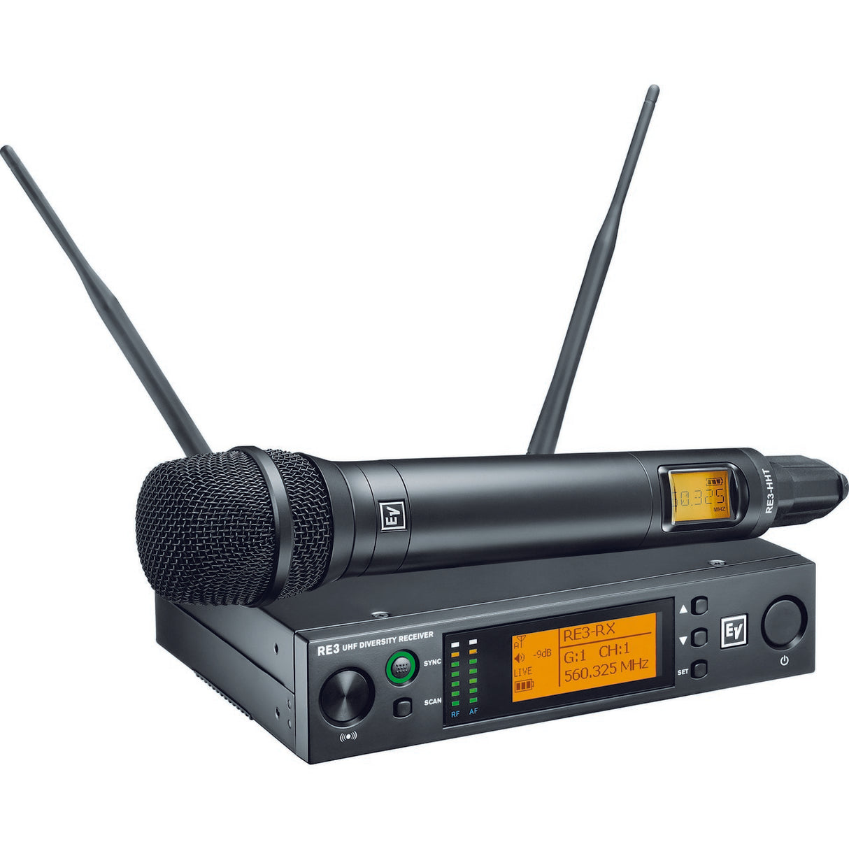 Electro-Voice RE3-RE420 Wireless Handheld System with RE420 Head, 6M 653-663MHz