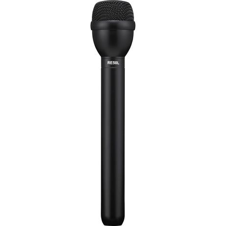 Electro-Voice RE50L 9.5 Inch Omnidirectional Broadcast Studio Interview Microphone Black