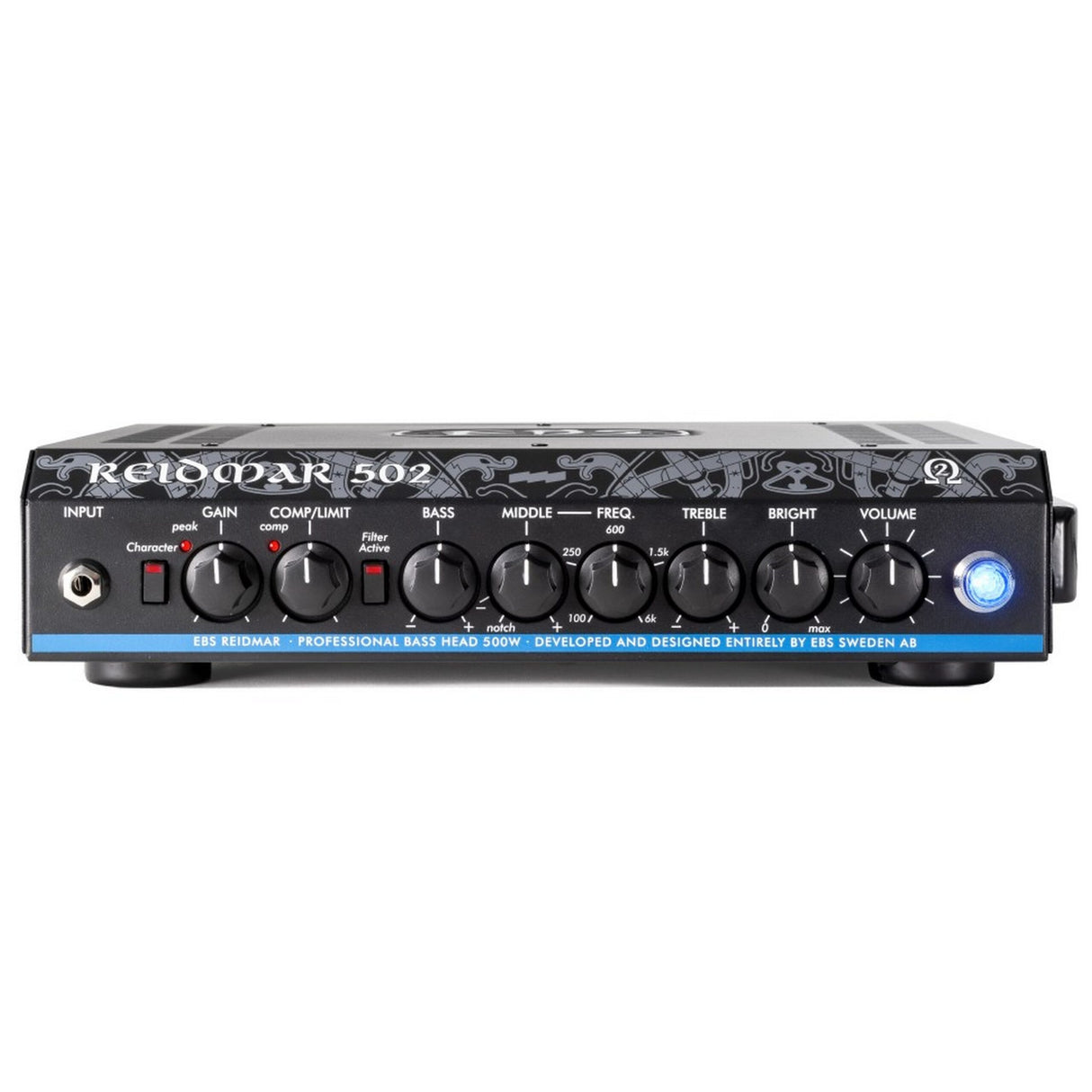 EBS Reidmar 502 500W 2-Ohm Bass Amplifier Head