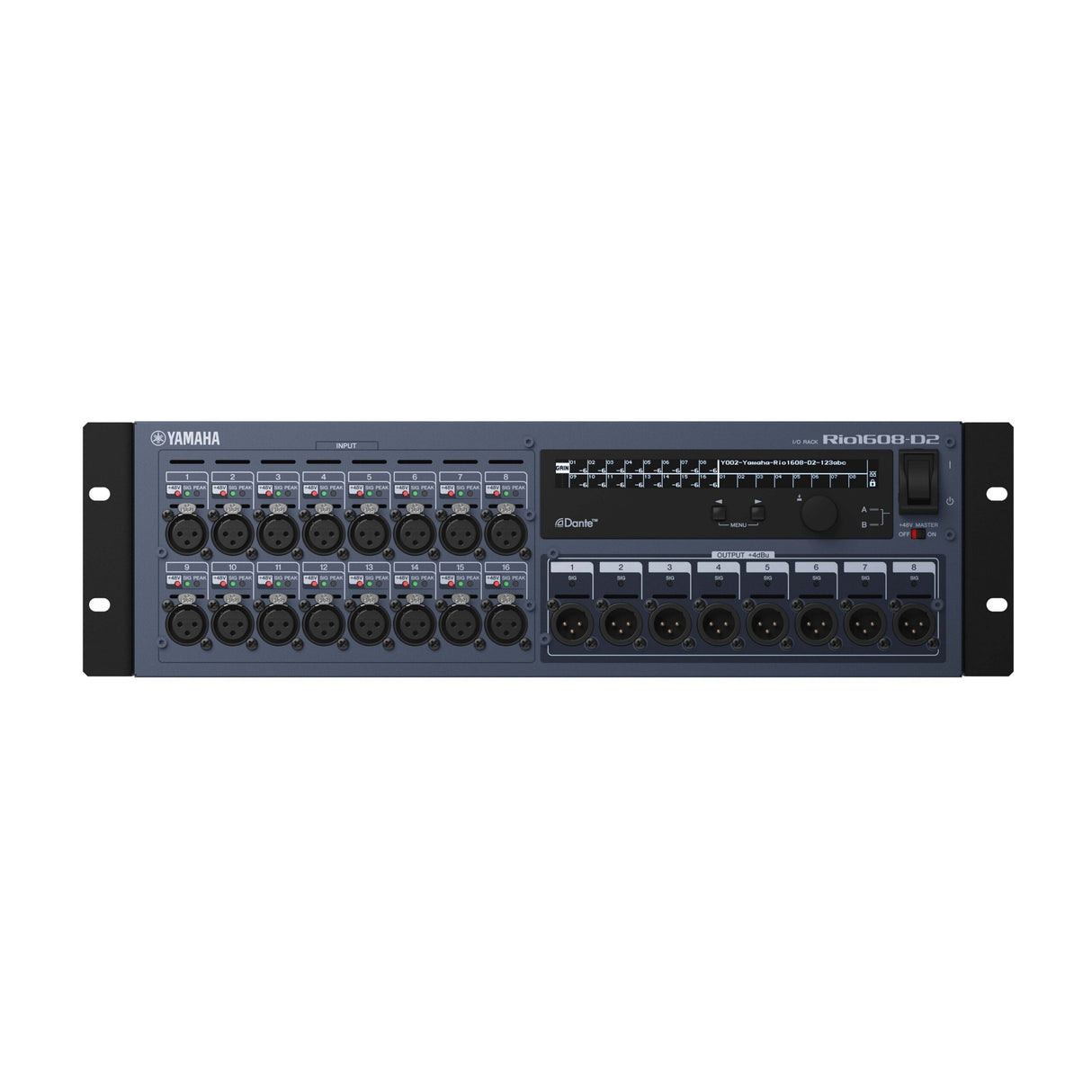 Yamaha Rio1608-D2 16 Analog Inputs / 8 Analog Outputs I/O Rack