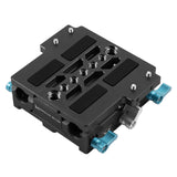 Kondor Blue LWS ARRI Bridge Riser Plate Only for ARRI Alexa Mini, Raven Black