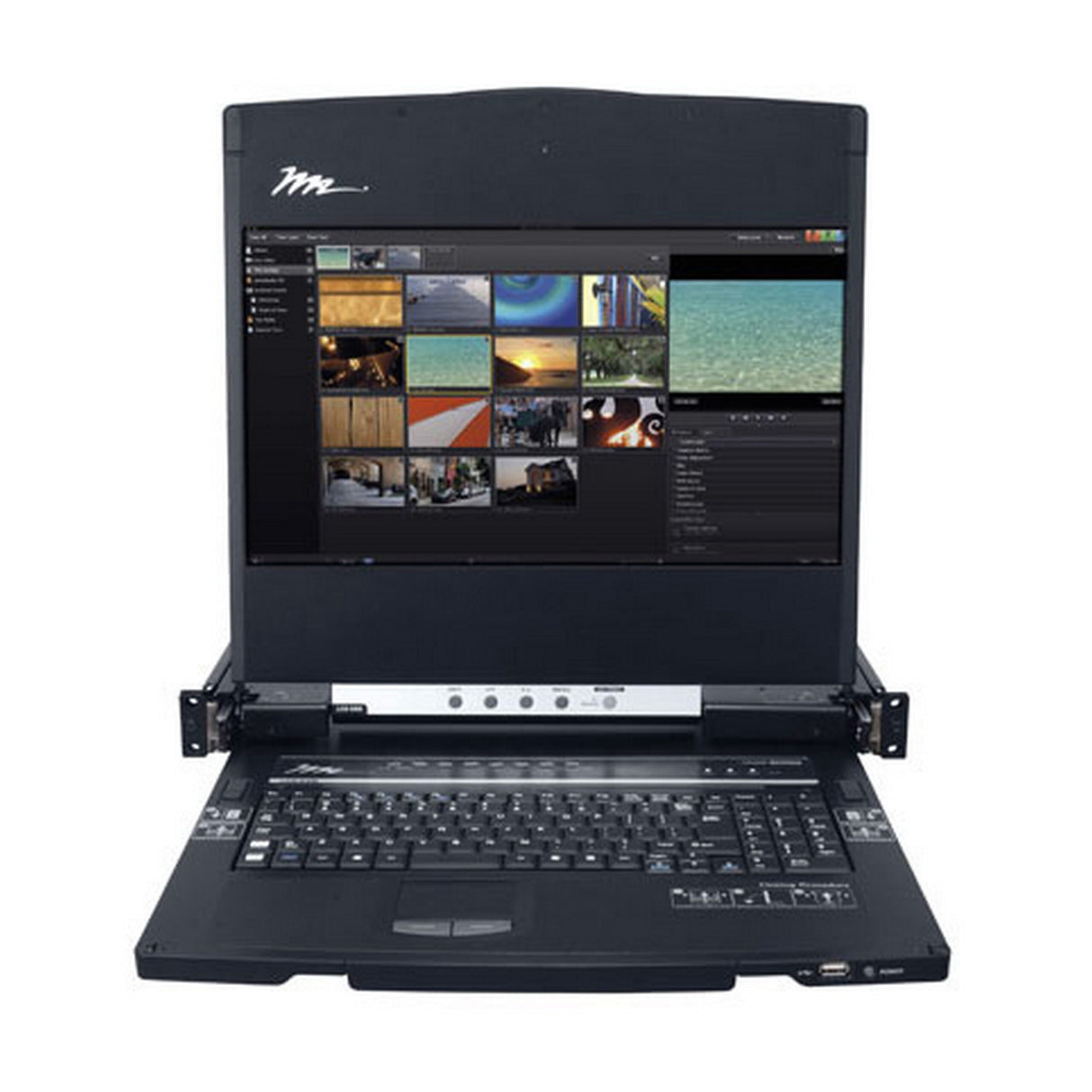 Middle Atlantic RM-KB-LCD17KVMHD High Definition Rackmount Console with KVM 1080p Widescreen Display