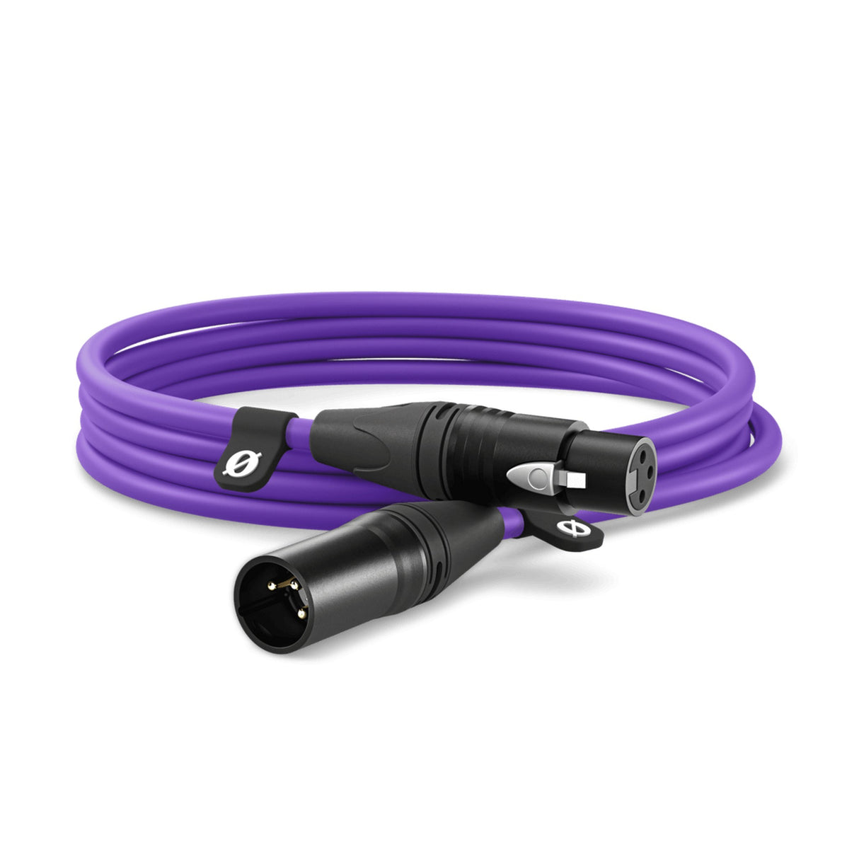 RODE XLR-3 3-Foot Premium Male to Female XLR Cable, Purple
