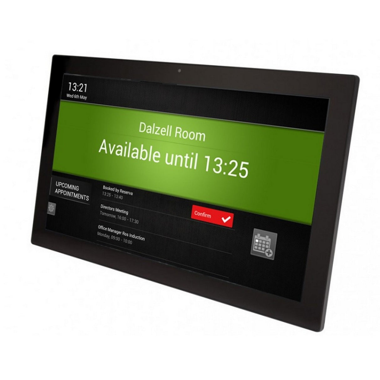 Reserva ROOM-15T-POE 15 Inch Touchscreen Meeting Huddle Room Sign