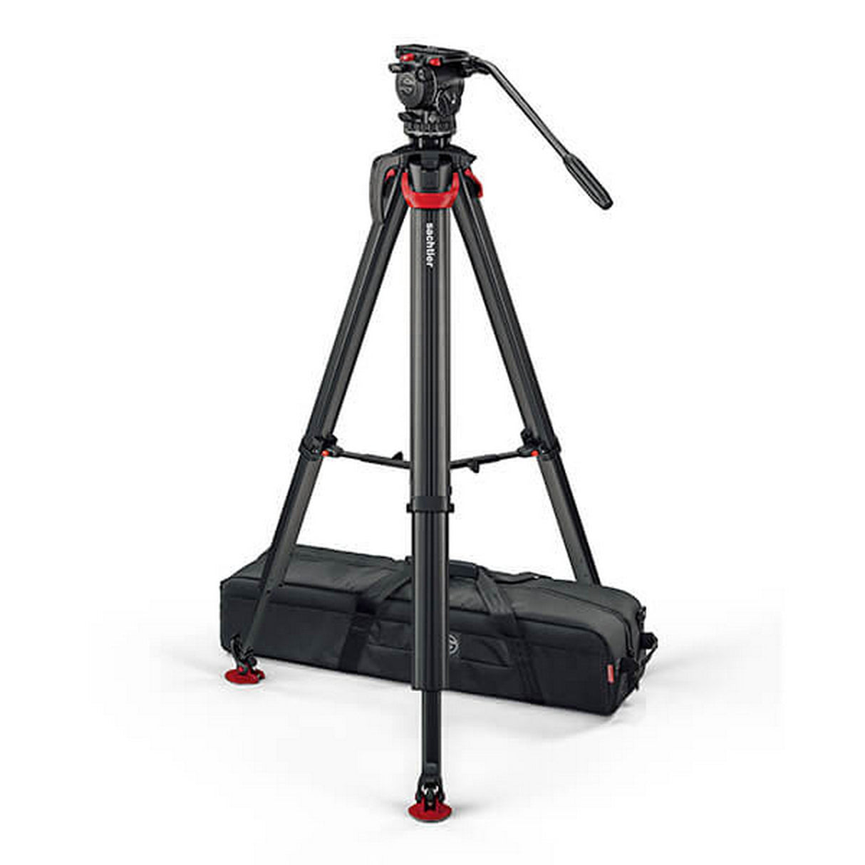 Sachtler S2068S-FTMS System aktiv8 flowtech75 MS Tripod with Spreader, Handle and Bag