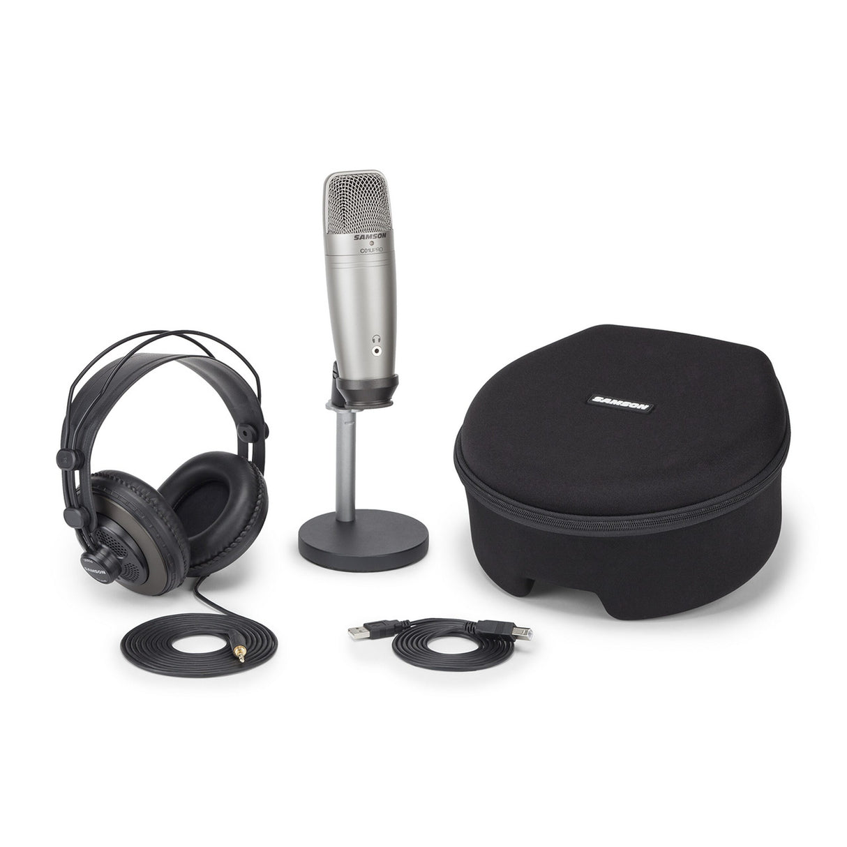 Samson C01U Pro Podcasting Pack Condenser Microphone with Accessories