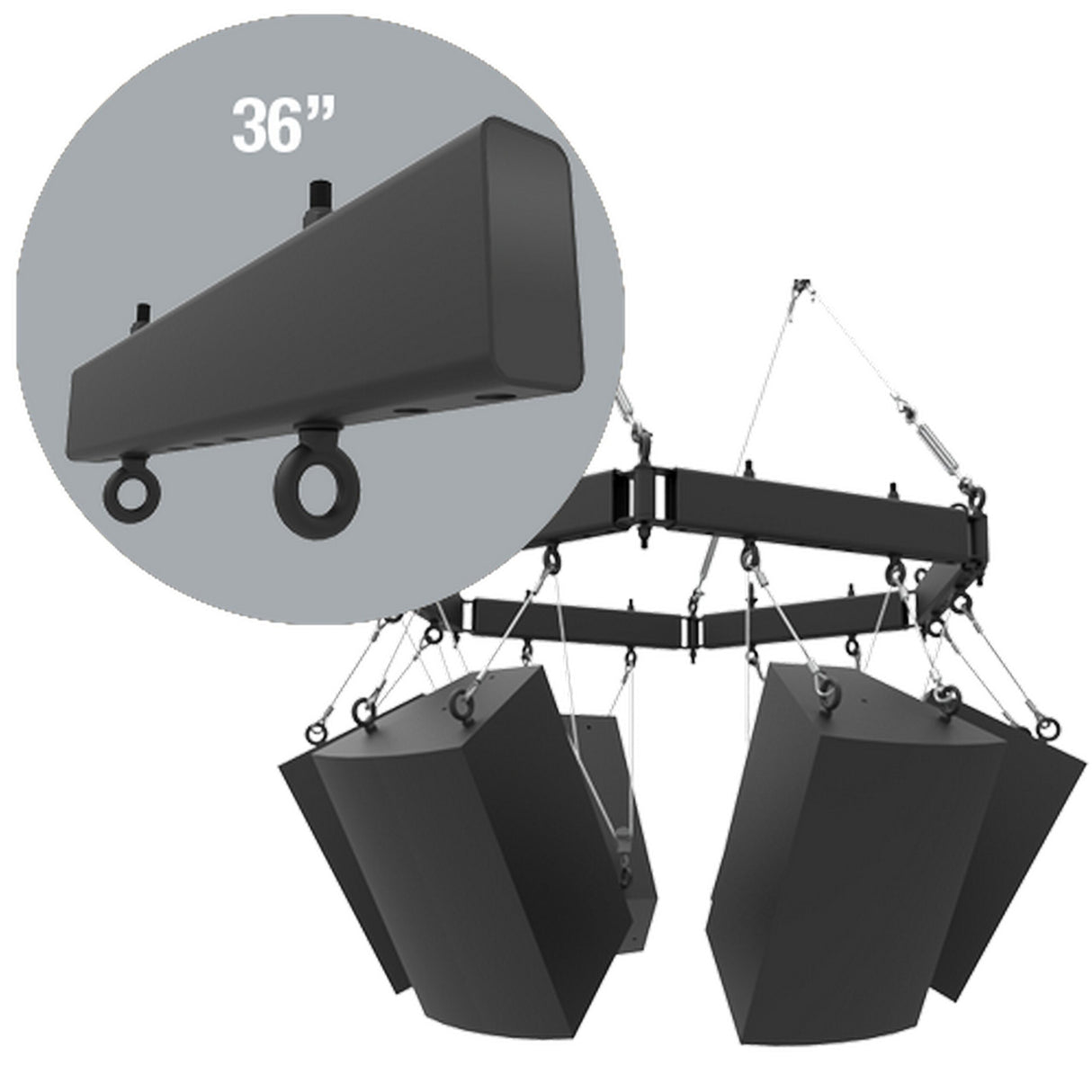 Adaptive Technologies SAS-036-RB GridLink Rigging Beam System, 36 Inches