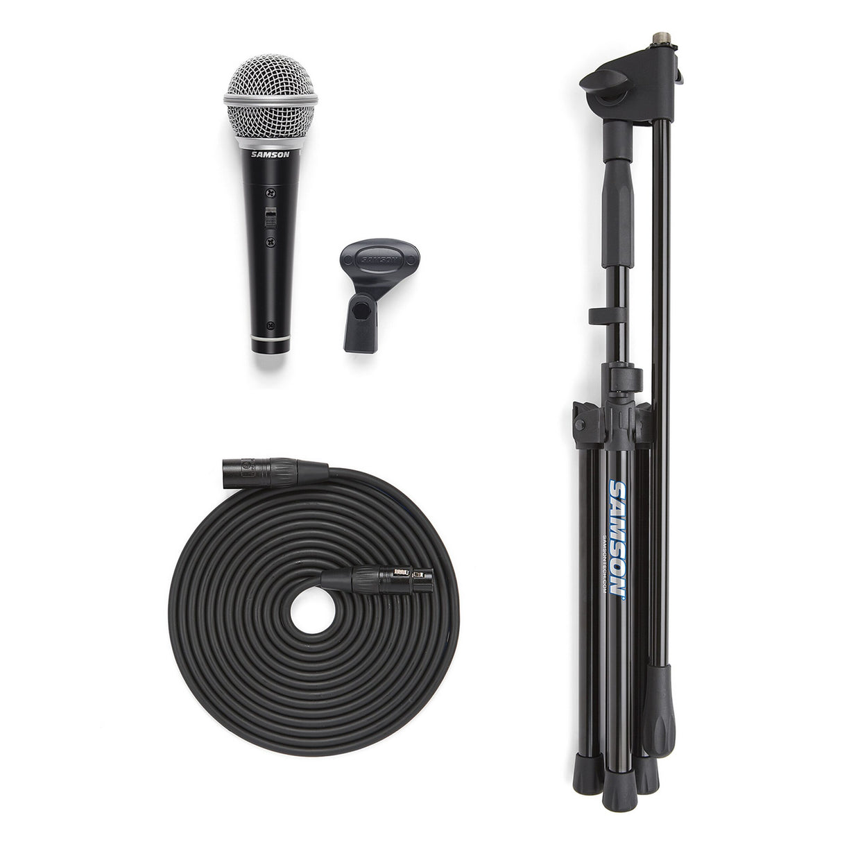 Samson VP10X Dynamic Microphone Value Pack with Tripod Boom Stand