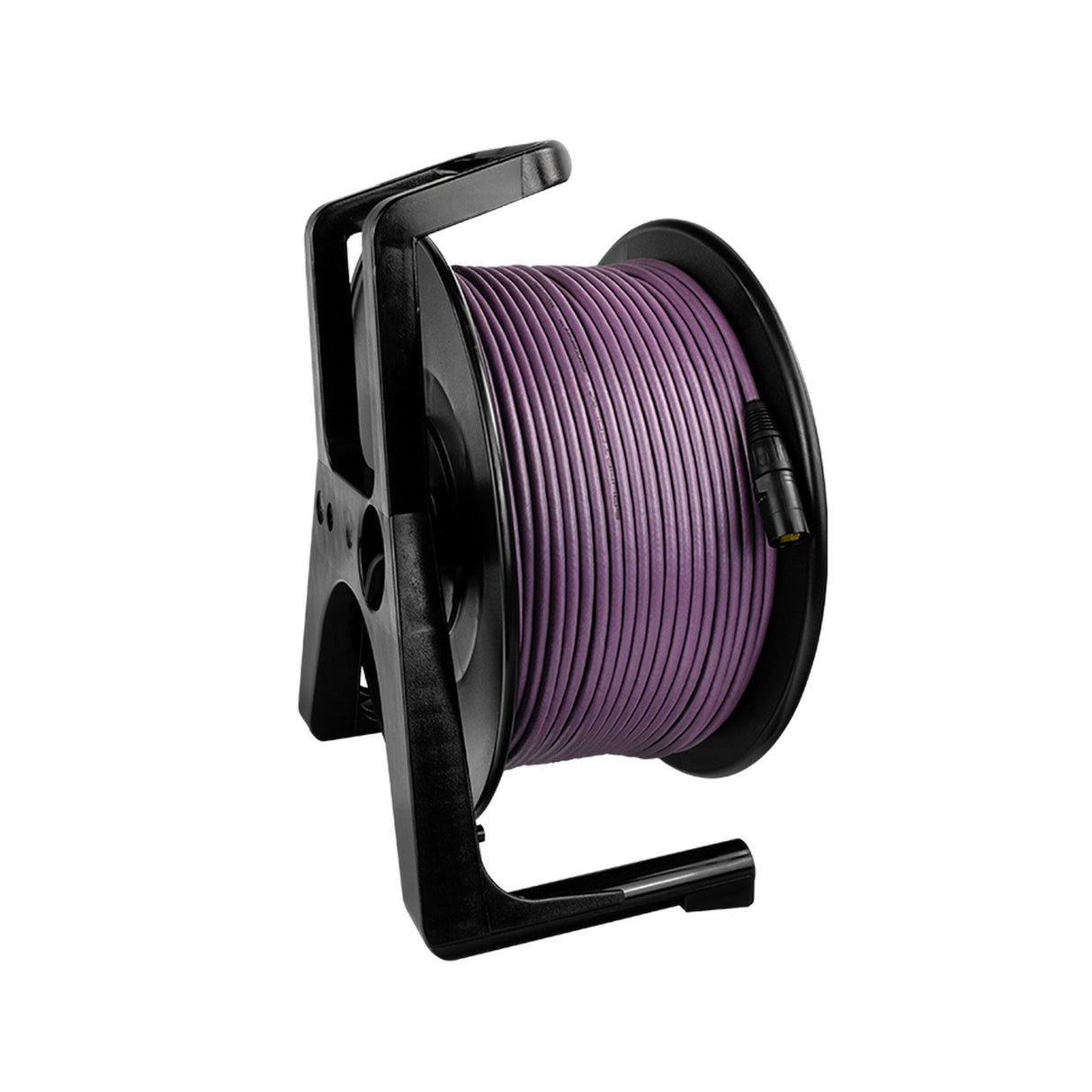 SoundTools SuperCAT etherCON to etherCON CAT5e Cable with Drum, Purple, 100 Meters