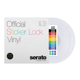 Serato SCV-PS-SL-BM 12 Inch Serato Sticker Lock Vinyl, Clear, Pair