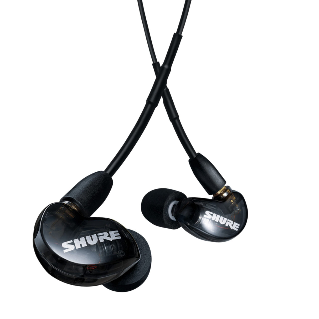 Shure AONIC 215 SE215DYBK+UNI Wired Sound Isolating In-Ear Headphone, Black (Used)