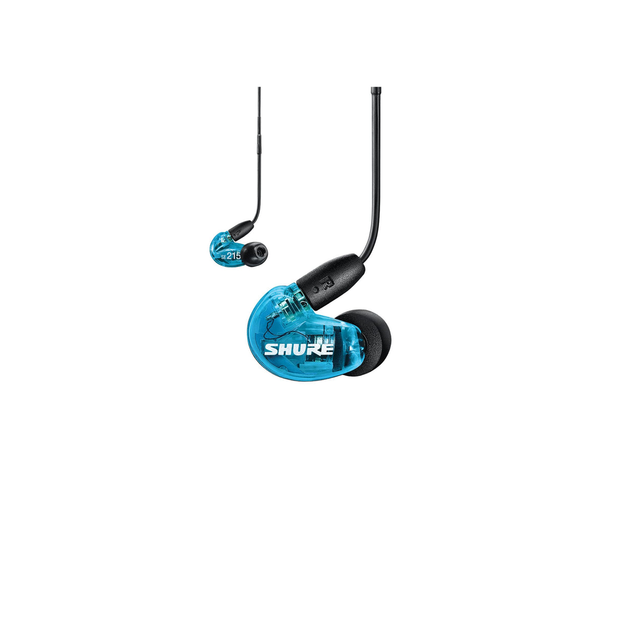 Shure SE215 Special Edition In-Ear Sound Isolating Earphone with Universal 3.5mm Remote + Mic for Apple / Android, Blue Special Edition