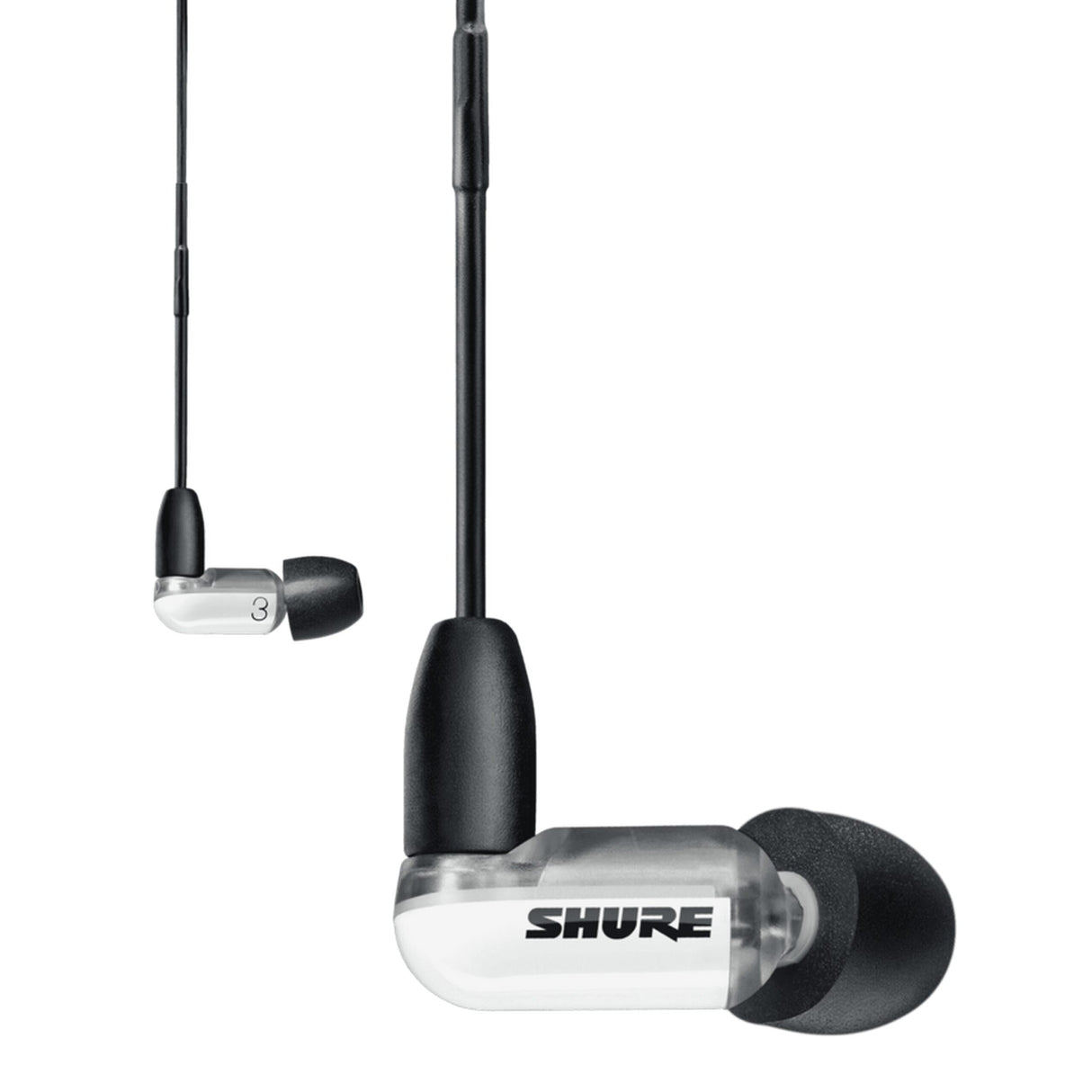Shure AONIC 3 SE31BAWUNI Wired Sound Isolating In-Ear Headphone, White (Used)