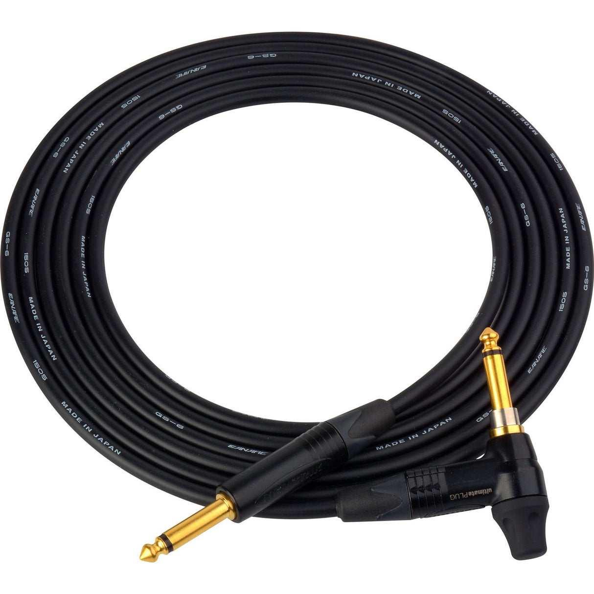 Sescom SES-GUITONE-010 Guitar Cable Assembly with Neutrik ulimatePLUG NP2RX-ULTIMATE and Canare GS-6 Cable, 10-Foot