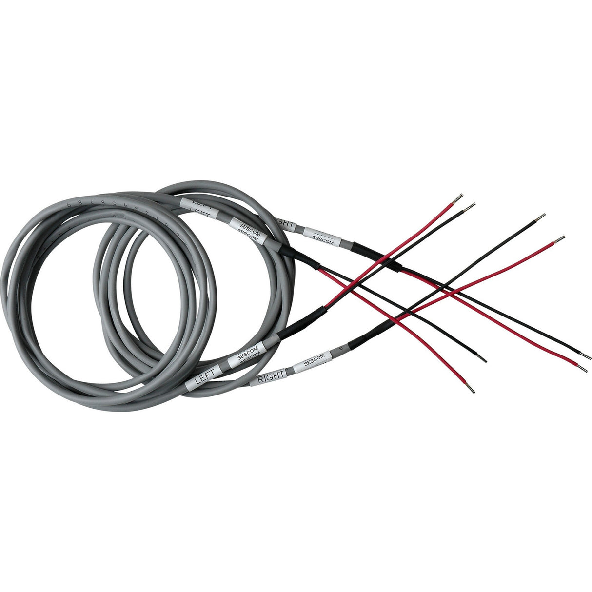 Sescom SES-SPKR-WIRE-06 High Quality Stripped and Tinned Speaker Wire Pair, 6 Foot