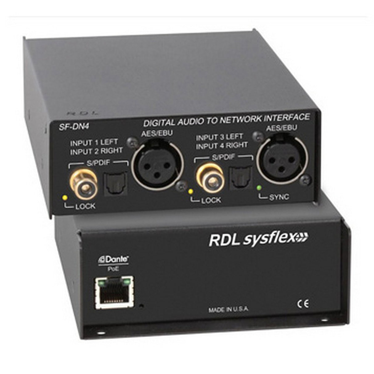 RDL SF-DN4 | Digital Audio to Network Interface
