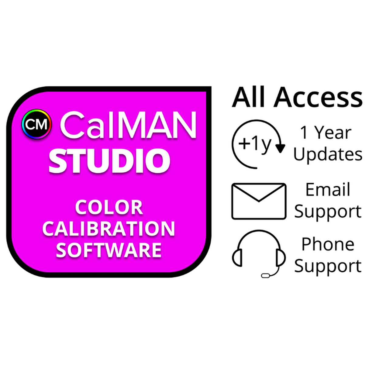 SpectraCal 1-Year All Access License for CalMAN Studio, Download Only