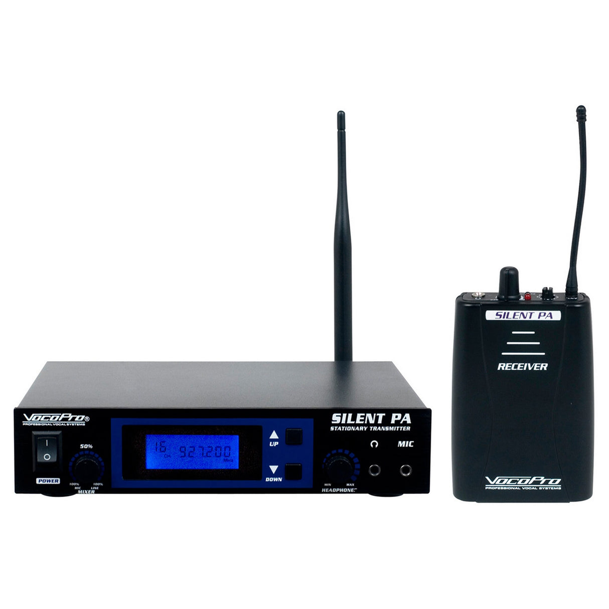 VocoPro SilentPA-SOLO 16-Channel UHF Wireless Audio Broadcaster System