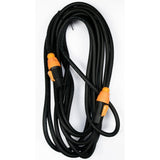 Elation SIP165 IP65 Rated Male to Female Power Twist Lock Link Cable, 25 Foot