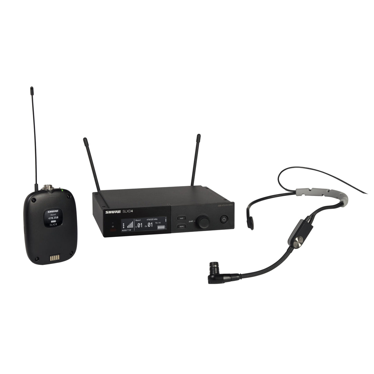 Shure SLXD14/SM35 Wireless SM35 Headworn Microphone System