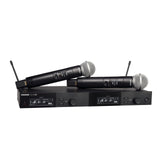 Shure SLXD24D/SM58-G58 Wireless Dual Handheld Microphone System with SM58