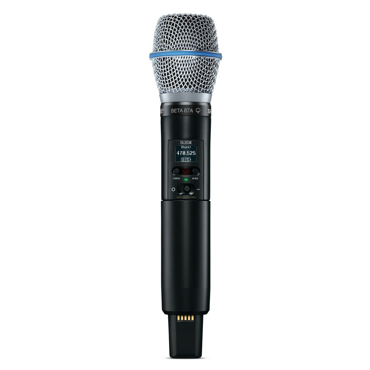 Shure SLXD2/B87A Wireless Handheld Microphone Transmitter, G58 470-514 MHz