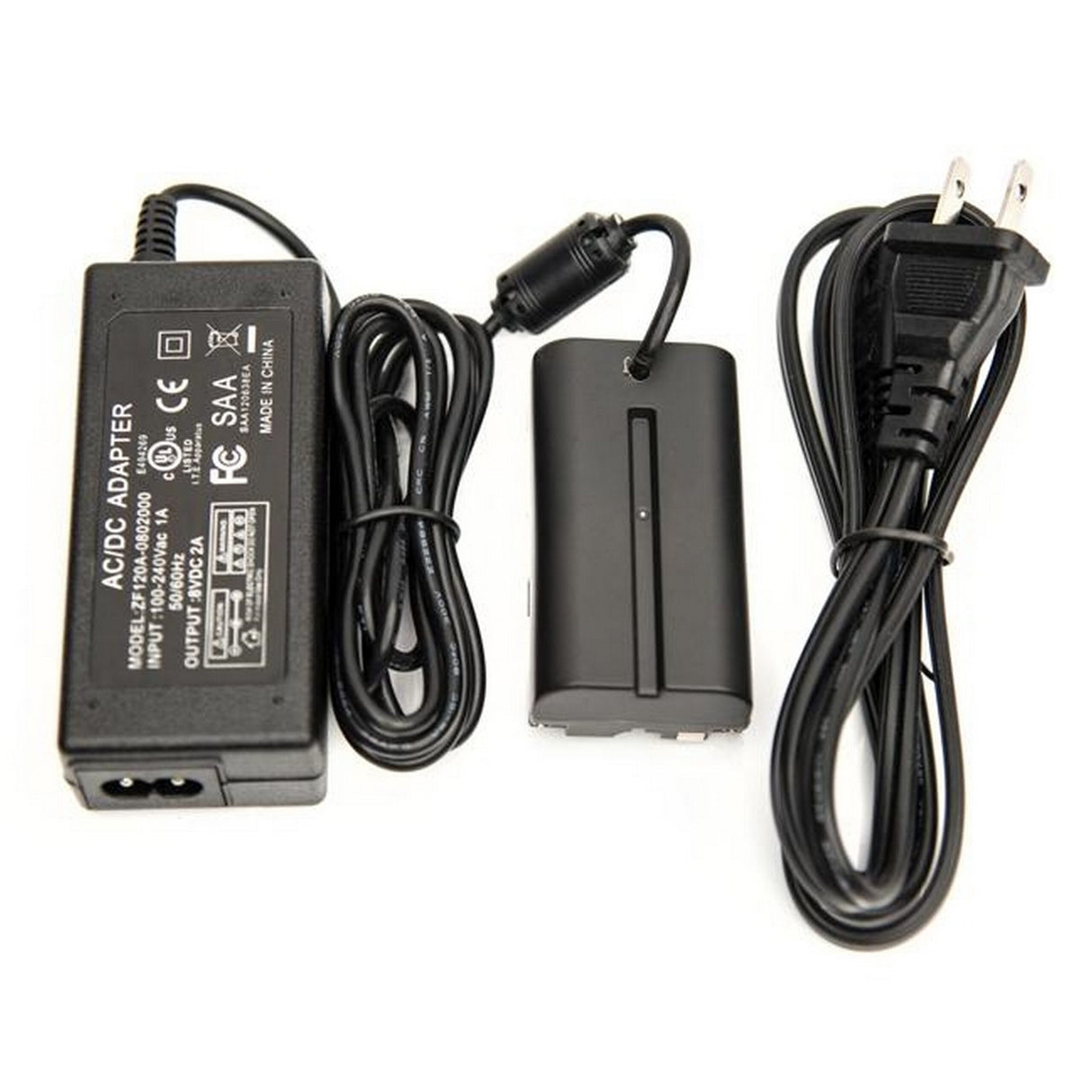 SmallHD AC Power to Sony L-Series Faux Battery, US Cord