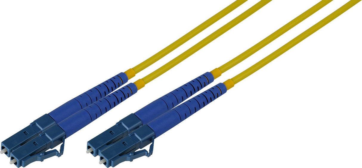 Camplex 100-Meter 9u/125u Fiber Optic Patch Cable Singlemode Duplex LC to LC, Yellow