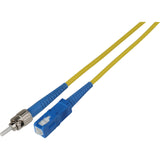 Camplex 1-Meter 9u/125u Fiber Optic Patch Cable Singlemode Simplex ST to SC Yellow