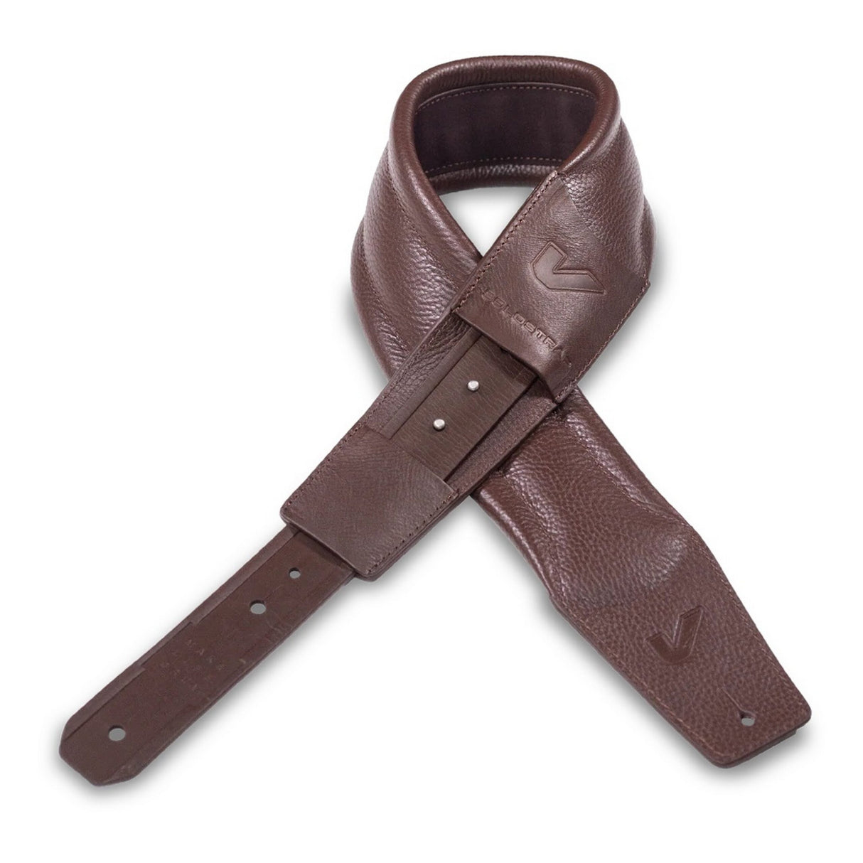 Gruv Gear SoloStrap 2 Premium Leather Guitar Strap, Brown