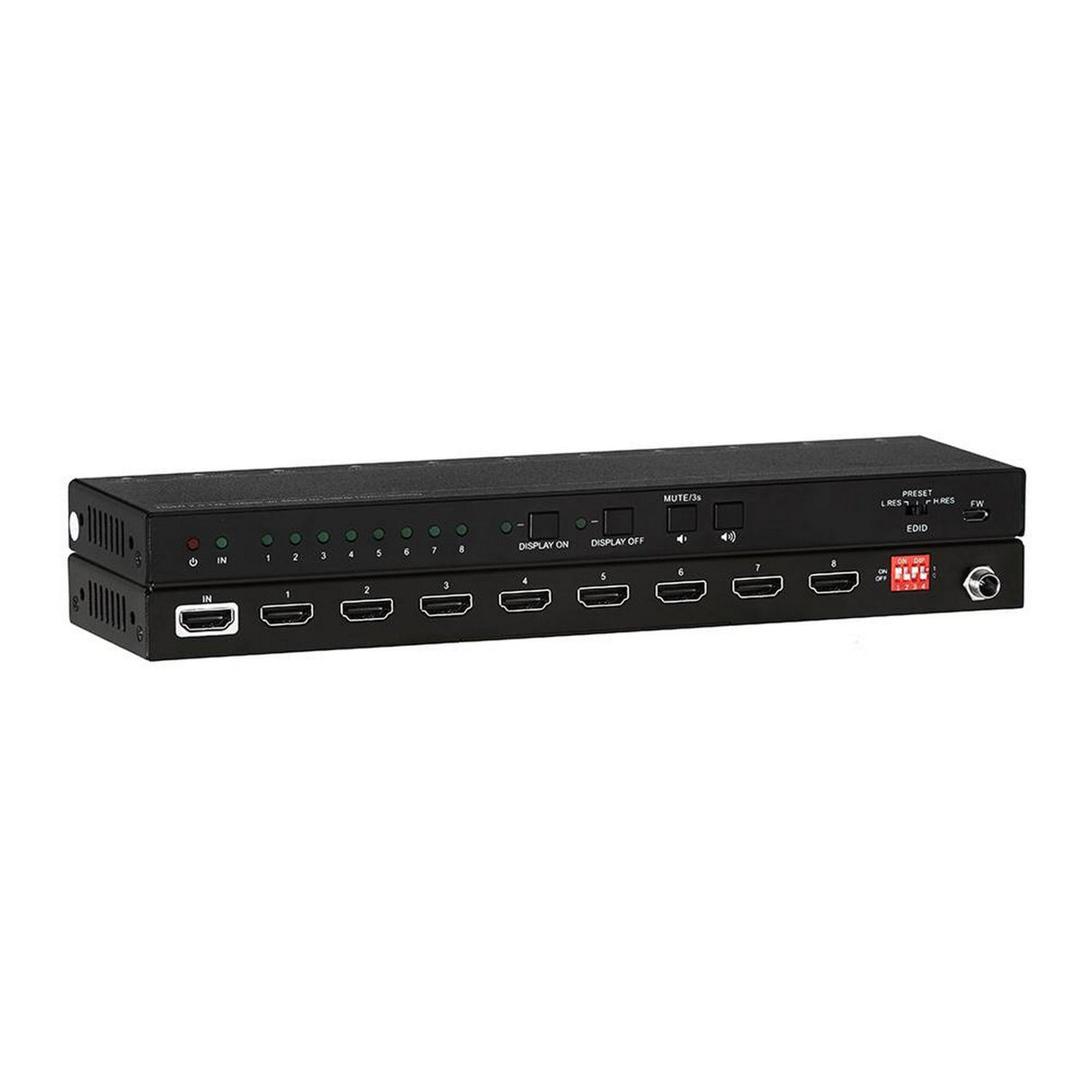 KanexPro SP-1X8SL18G 1 x 8 HDMI 2.0 Splitter with Downscaling