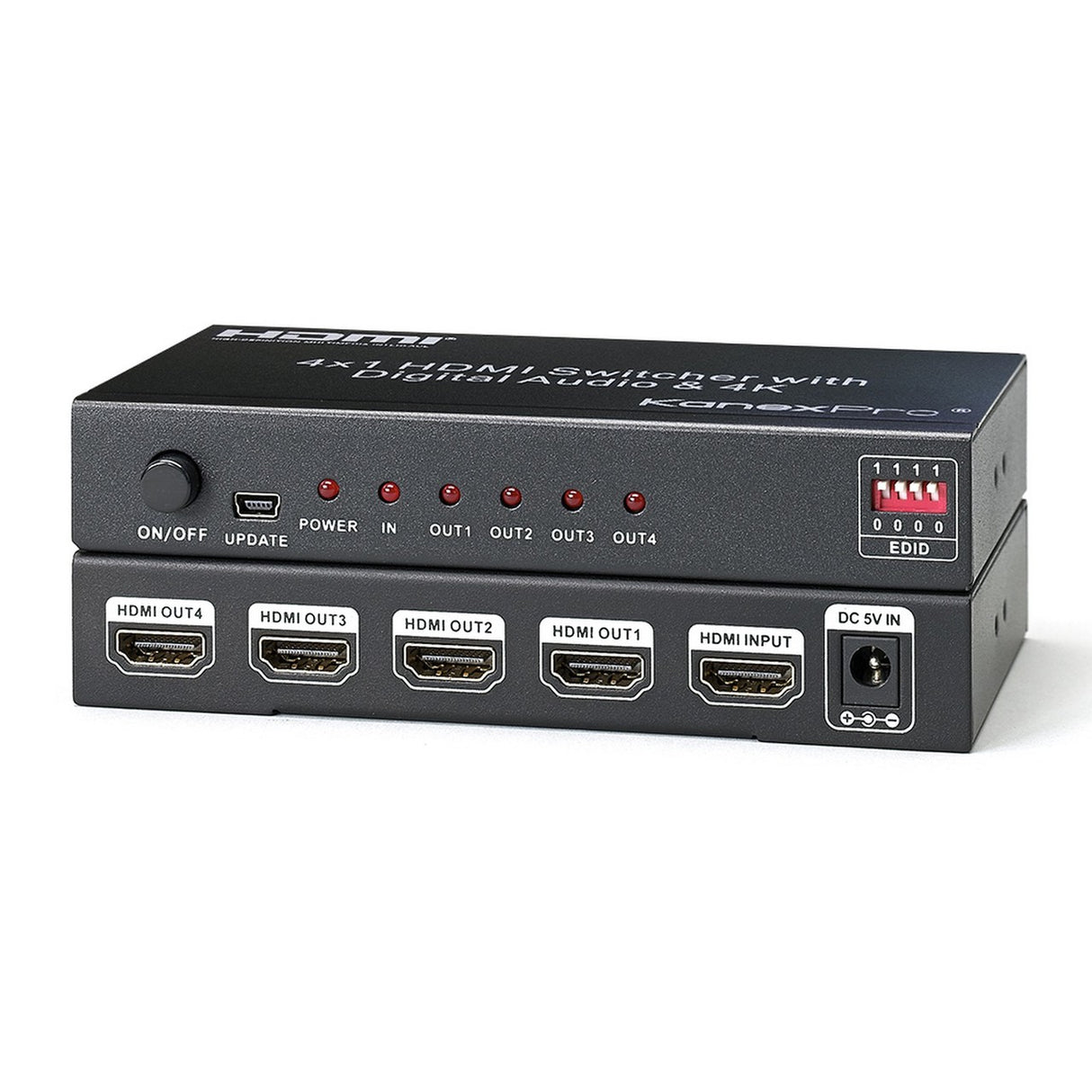 KanexPro SP-HD1X44K | 4K HDMI 4-Port Splitter