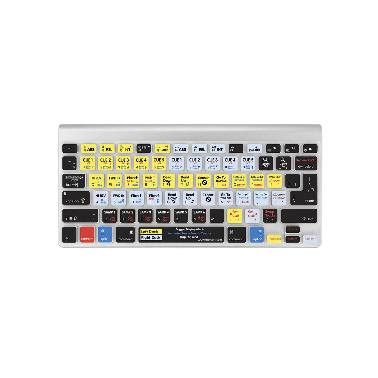 KB Covers SSL-M-CC-2 Serato DJ Scratch Live Keyboard Cover for MacBook/Air 13/Pro 2008+/Retina and Wireless