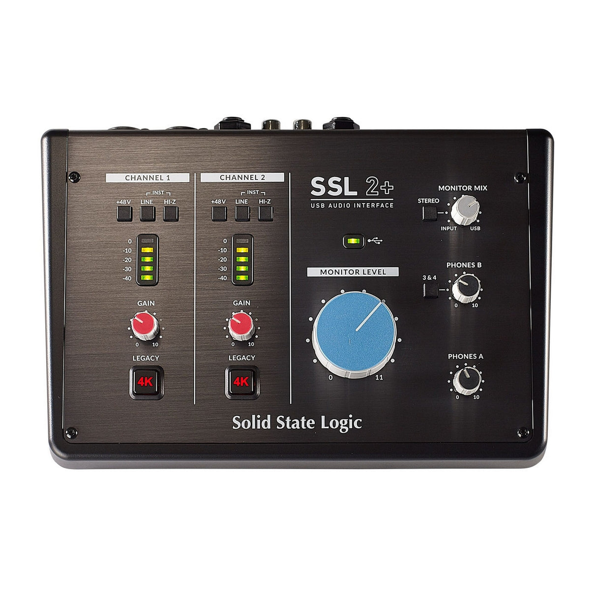 Solid State Logic SSL2+ 2 x 4 USB-C Audio Interface