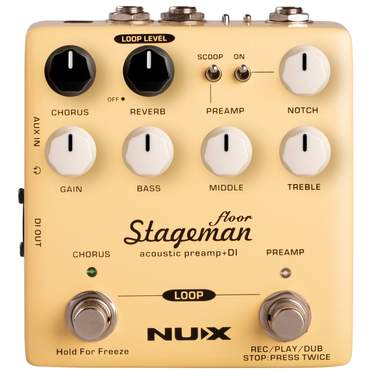 Nux Stageman Floor Acoustic Preamp and DI