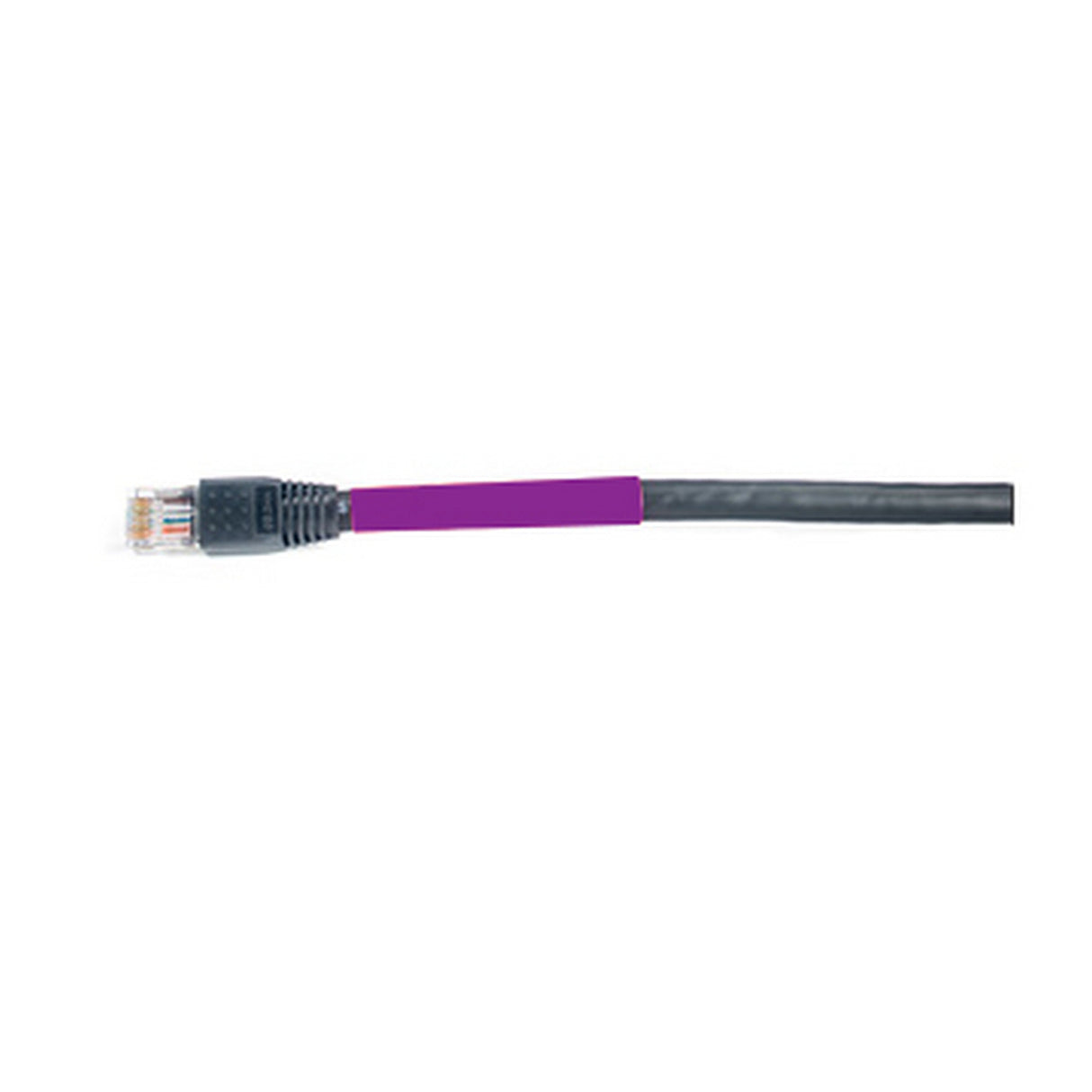 AVLGear SUPERCAT5E-S-RR-100 | Booted RJ45 Connectors 100 Feet Ethernet Cord Purple